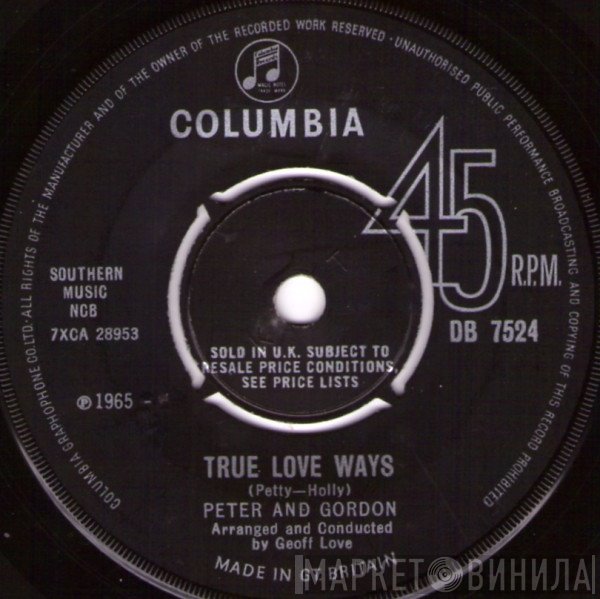 Peter &amp; Gordon - True Love Ways