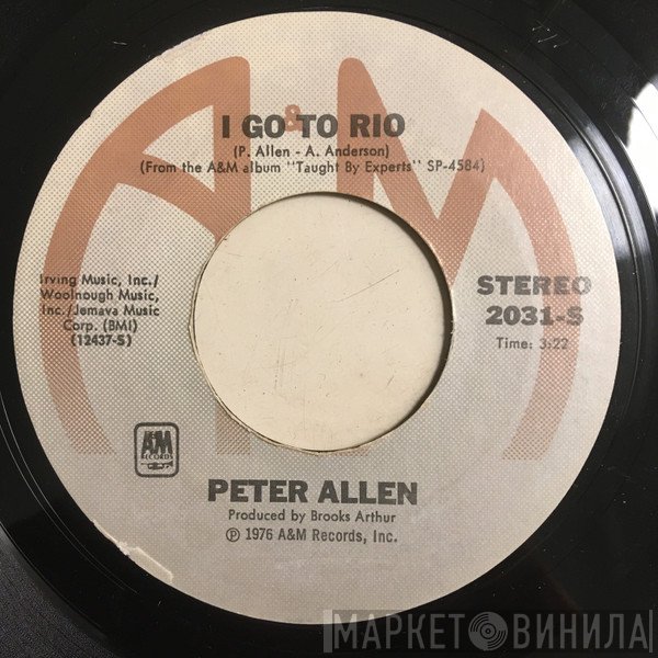 Peter Allen  - I Go To Rio