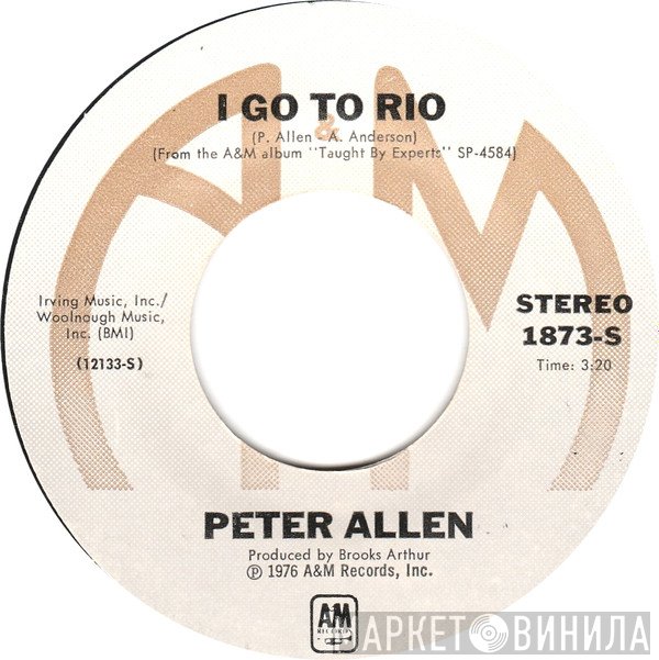 Peter Allen  - I Go To Rio