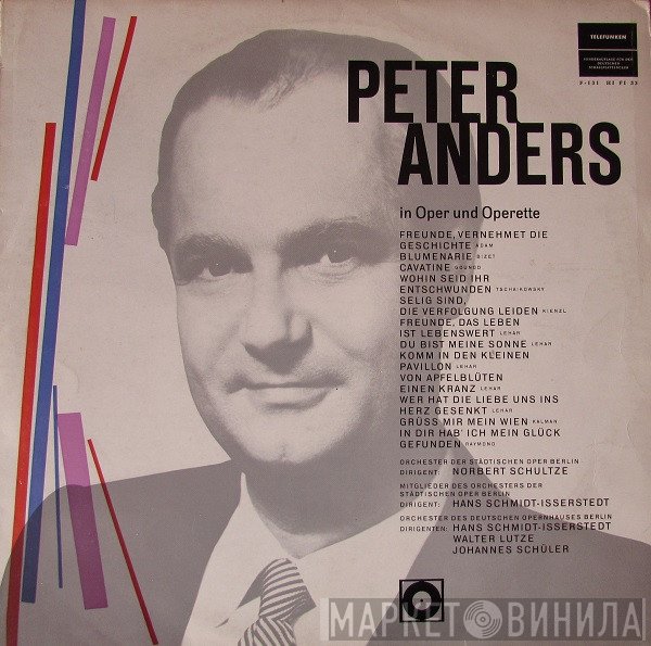Peter Anders   - Peter Anders In Oper Und Operette