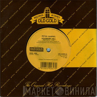 Peter Gabriel - Solsbury Hill / Games Without Frontiers