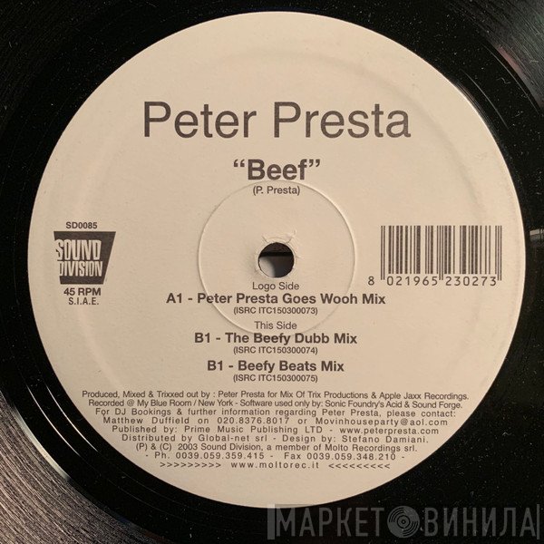Peter Presta  - Beef