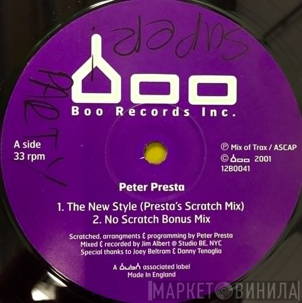 Peter Presta  - The New Style EP