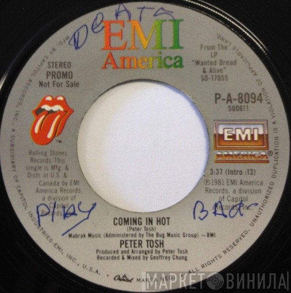Peter Tosh  - Coming In Hot / Reggae-Mylitis