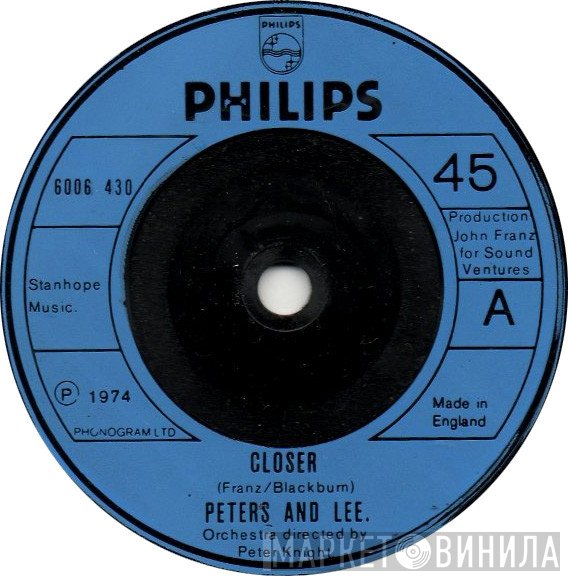 Peters &amp; Lee - Closer