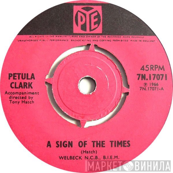 Petula Clark - A Sign Of The Times