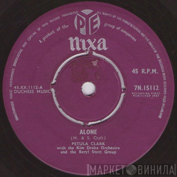 Petula Clark, Kim Drake Orchestra - Alone