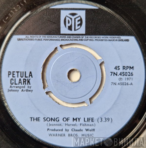 Petula Clark - The Song Of My Life