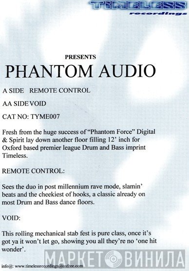 Phantom Audio  - Remote Control / Void