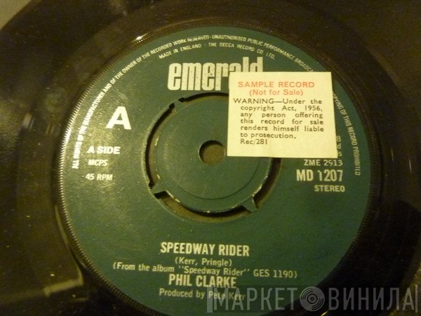 Phil Clarke  - Speedway Rider 