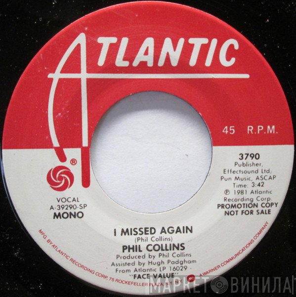 Phil Collins - I Missed Again