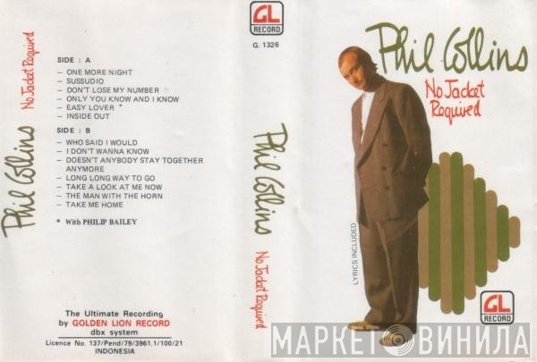 Phil Collins  - No Jacket Required