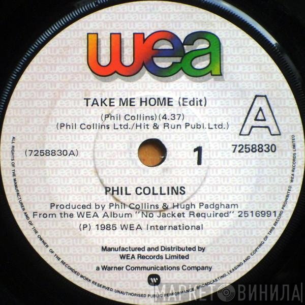 Phil Collins  - Take Me Home
