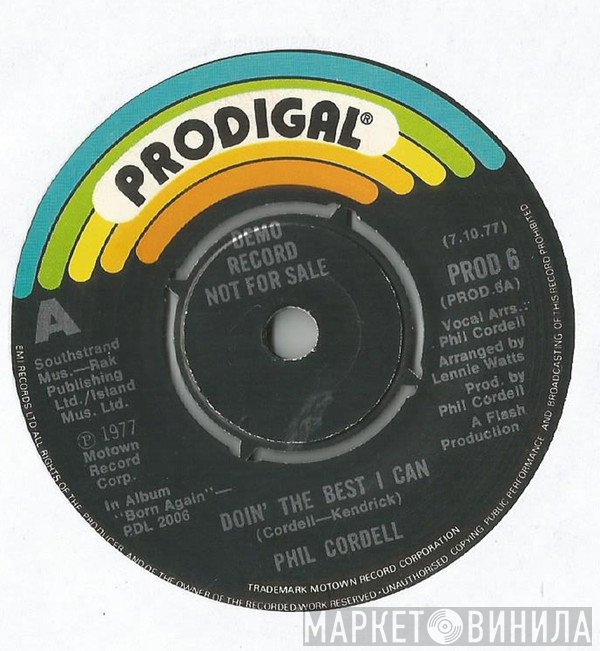 Phil Cordell - Doin' The Best I Can