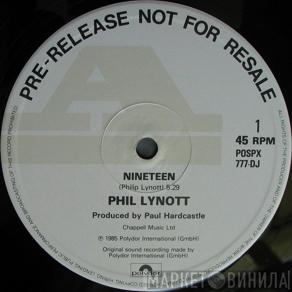 Phil Lynott - Nineteen