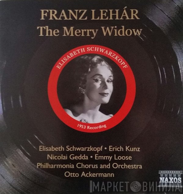 Philharmonia Orchestra, Franz Lehár, Nicolai Gedda, Elisabeth Schwarzkopf, Philharmonia Chorus, Erich Kunz, Otto Ackermann, Emmy Loose - The Merry Widow