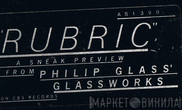 Philip Glass  - Rubric