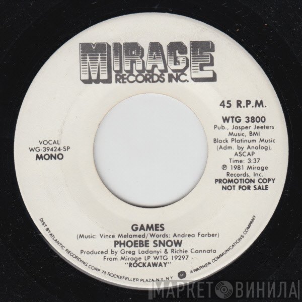 Phoebe Snow  - Games