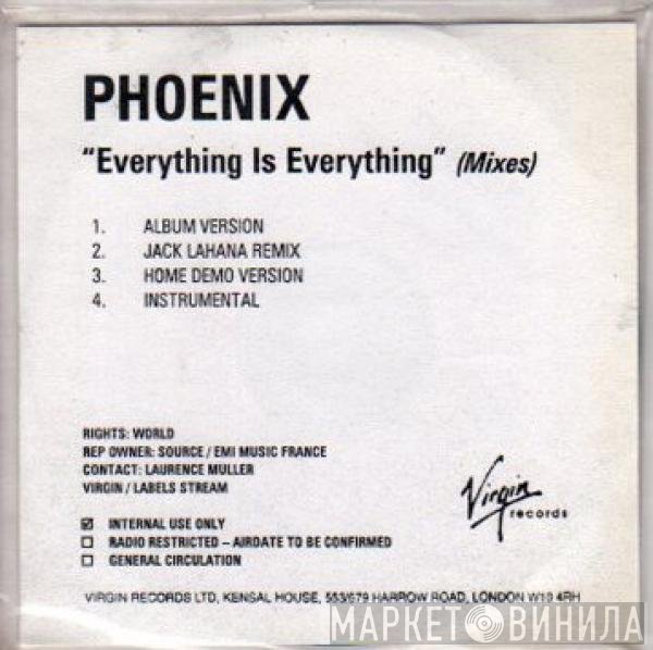 Phoenix  - Everything Is Everything (Mixes)