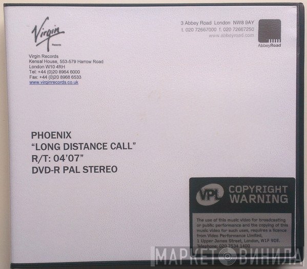 Phoenix  - Long Distance Call
