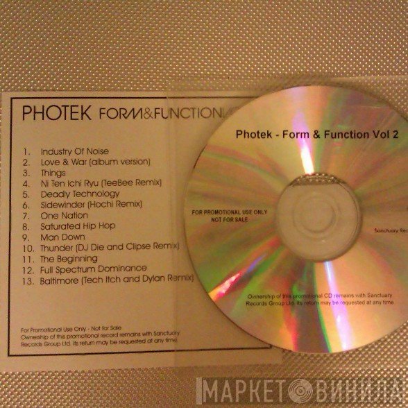 Photek  - Form & Function Vol 2