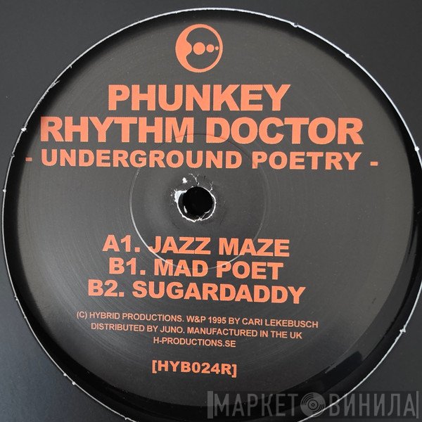 Phunkey Rhythm Doctor - Underground Poetry