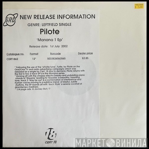 Pilote - Manana 1 EP
