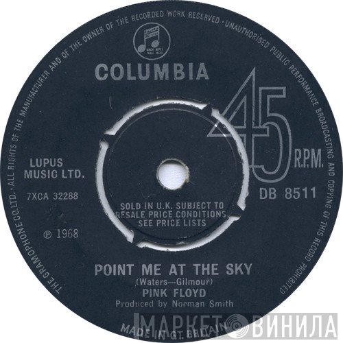 Pink Floyd  - Point Me At The Sky