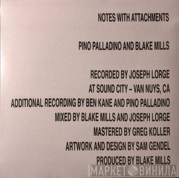 Pino Palladino, Blake Mills - Notes With Attachments