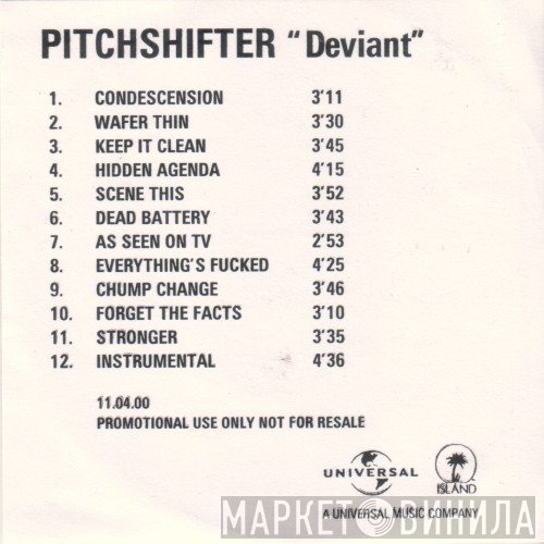 Pitchshifter  - Deviant