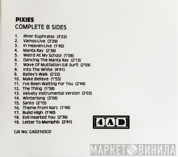 Pixies  - Complete 'B' Sides