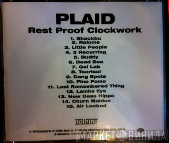Plaid  - Rest Proof Clockwork