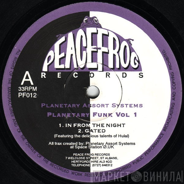 Planetary Assault Systems - Planetary Funk Vol 1