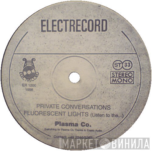 Plasma Co.  - Modern Romantics / Private Conversations
