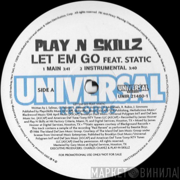 Play-N-Skillz Featuring Static   - Let 'Em Go