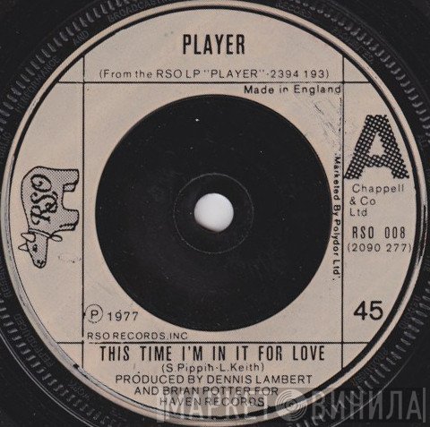 Player  - This Time I'm In It For Love