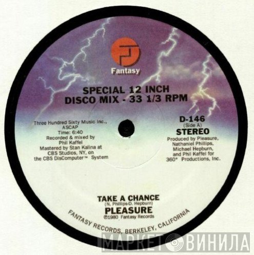 Pleasure  - Take A Chance / Glide