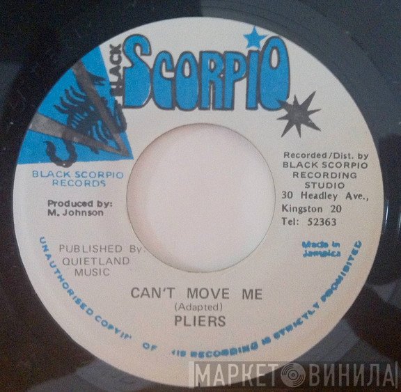 Pliers - Can't Move Me