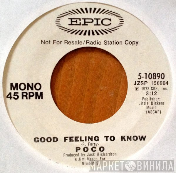 Poco   - Good Feeling To Know