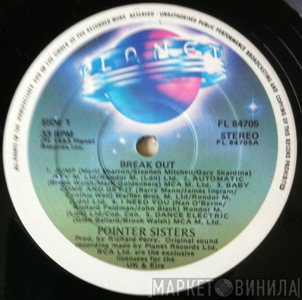 Pointer Sisters  - Break Out