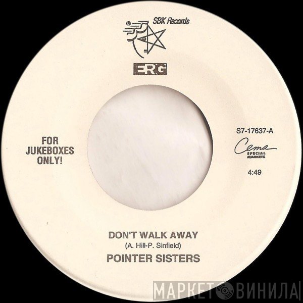 Pointer Sisters - Don't Walk Away