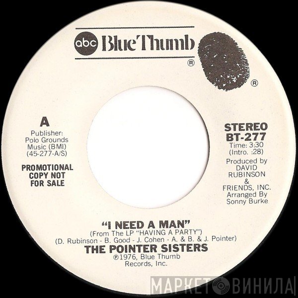 Pointer Sisters - I Need A Man