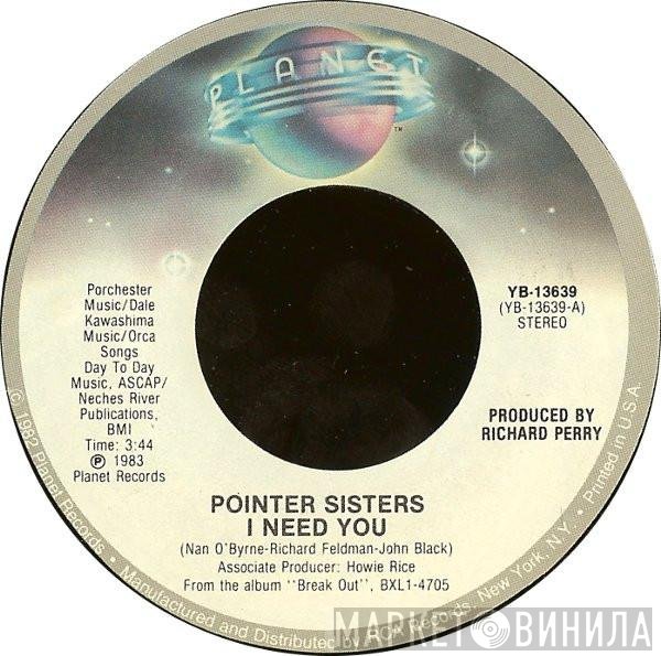 Pointer Sisters  - I Need You