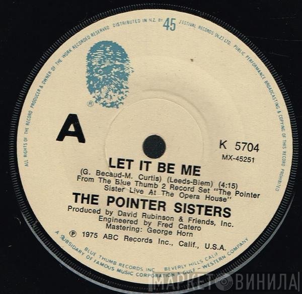 Pointer Sisters  - Let It Be Me