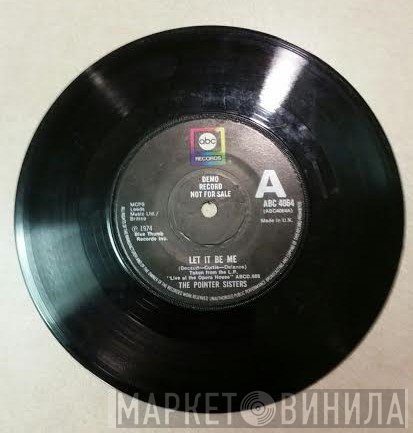 Pointer Sisters - Let It Be Me