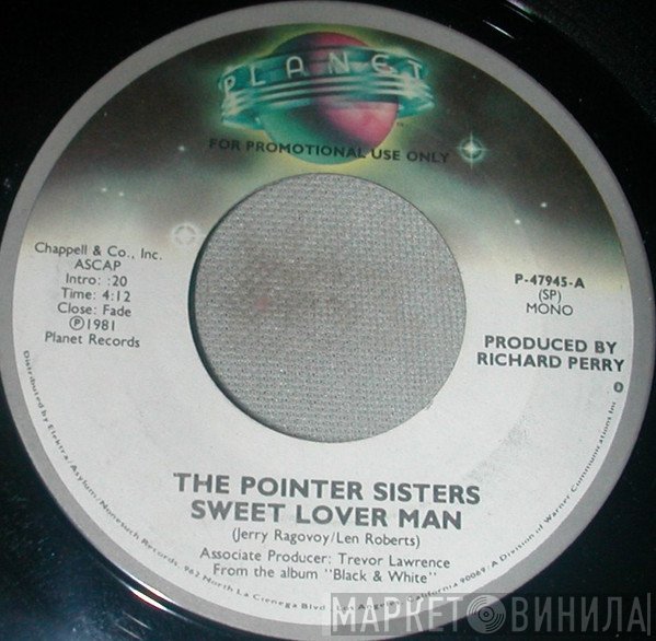 Pointer Sisters  - Sweet Lover Man