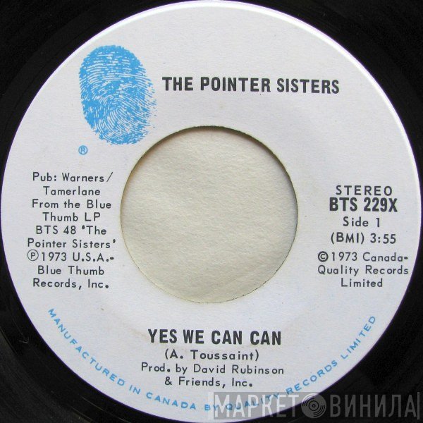 Pointer Sisters - Yes We Can Can