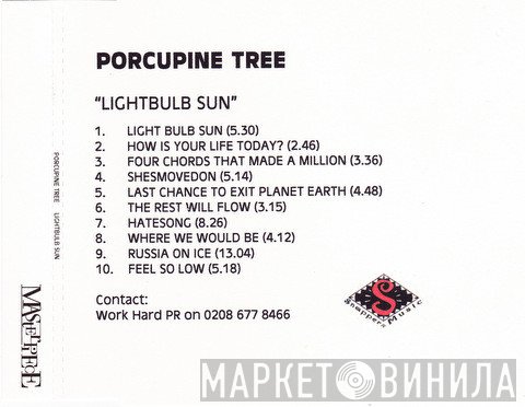 Porcupine Tree  - Lightbulb Sun