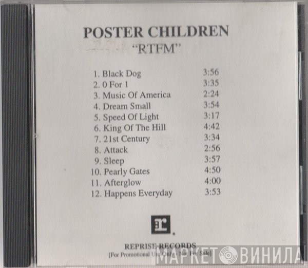 Poster Children  - RTFM