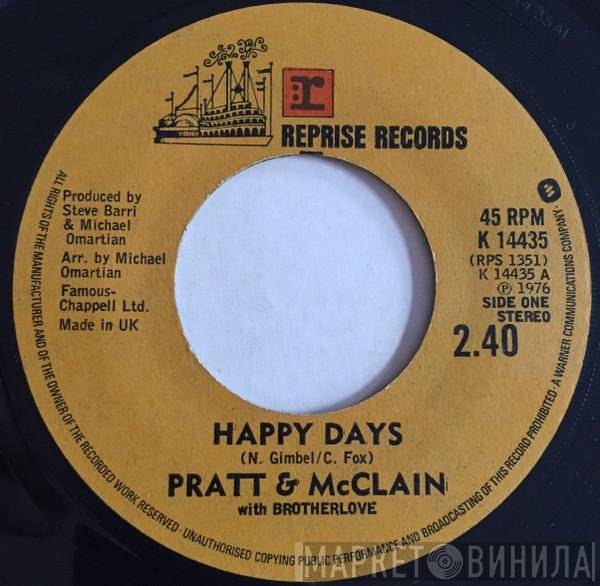 Pratt &amp; McClain, Brotherlove - Happy Days